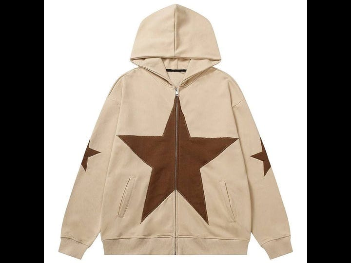 lemandik-star-pattern-hoodie-unisex-style-apricot-m-1