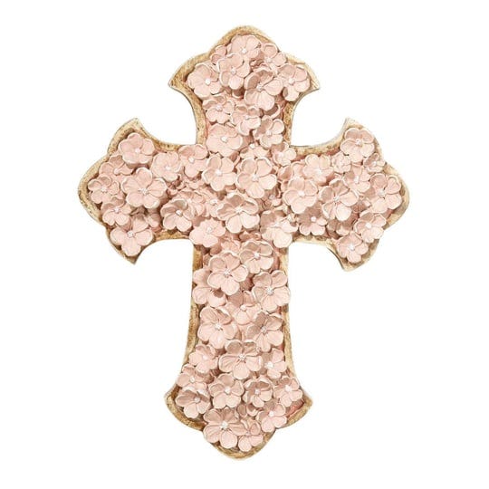 dicksons-12-in-floral-resin-wall-cross-pink-1