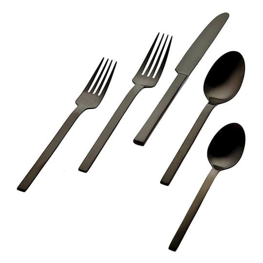 godinger-atlas-matte-black-20-piece-flatware-set-1