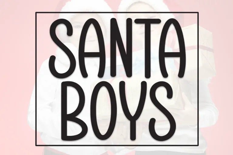 Santa Boys Font 1