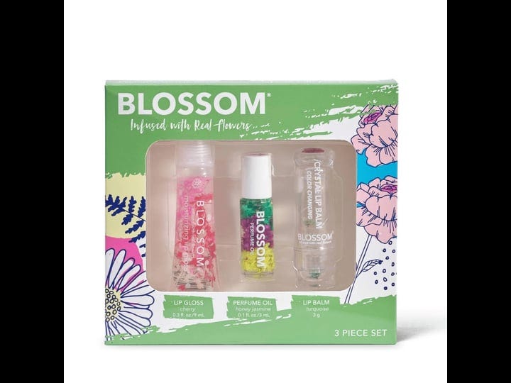 blossom-3-piece-set-moisturizing-lip-gloss-mini-roll-on-perfume-oil-color-changing-lip-balm-1