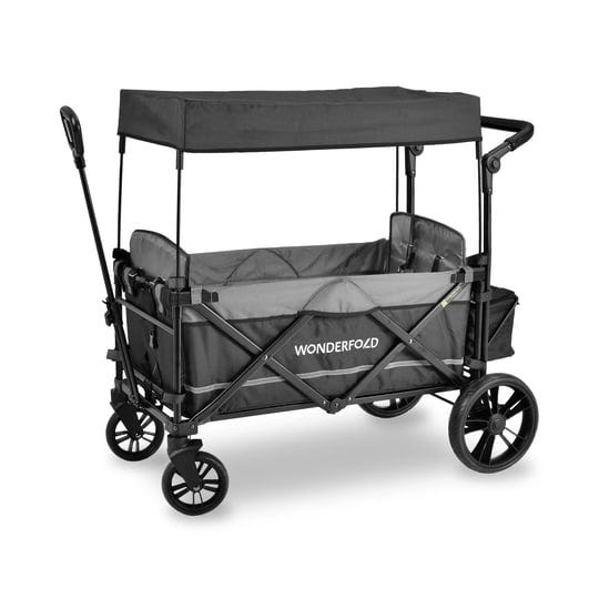 wonderfold-x2-push-pull-stroller-wagon-stone-gray-1