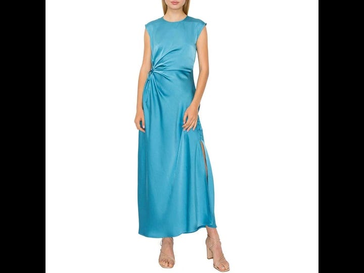 melloday-side-ruched-satin-dress-in-aqua-1
