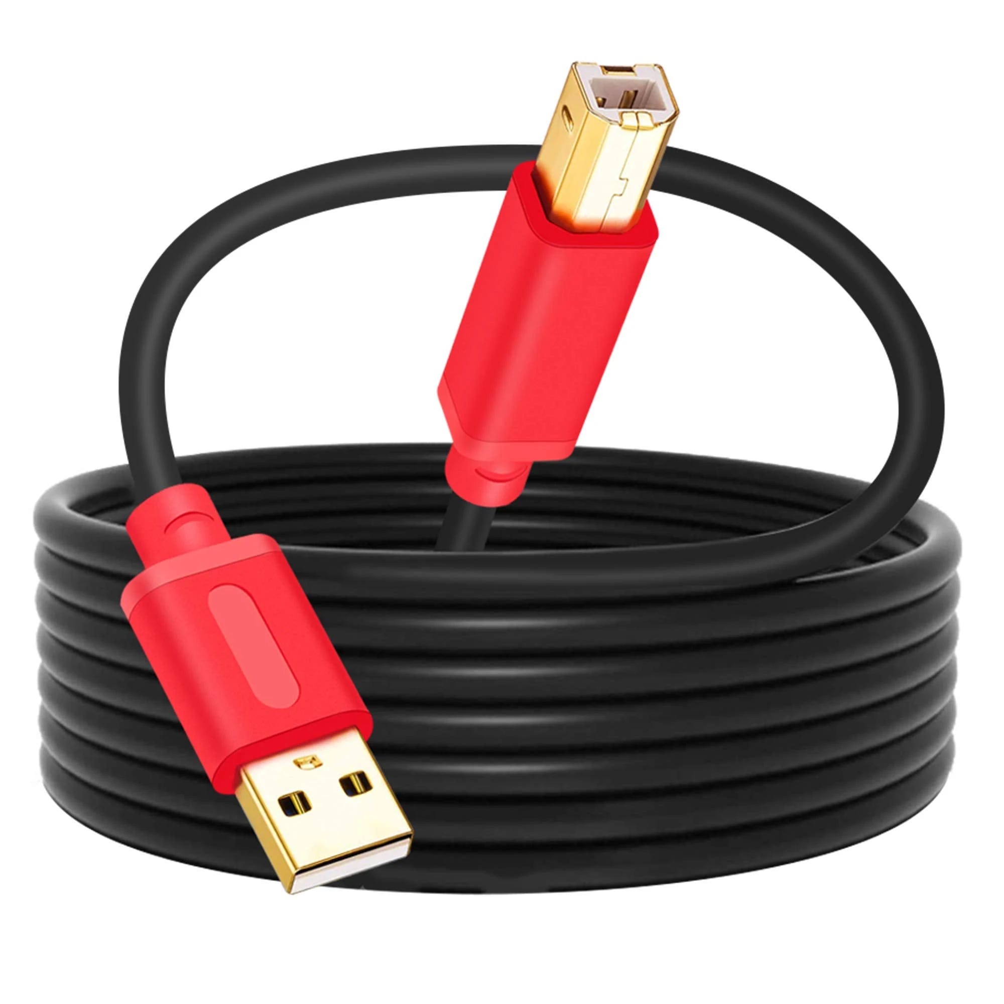 USB 2.0 High-Speed Printer Cable for HP, Canon, Lexmark, Dell, Xerox, and More | Image