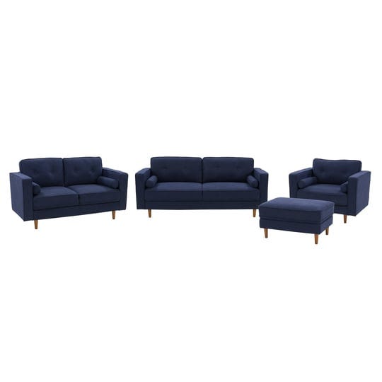 4pcs-mulberry-fabric-upholstered-modern-sofa-loveseat-and-accent-chair-set-gray-corliving-1