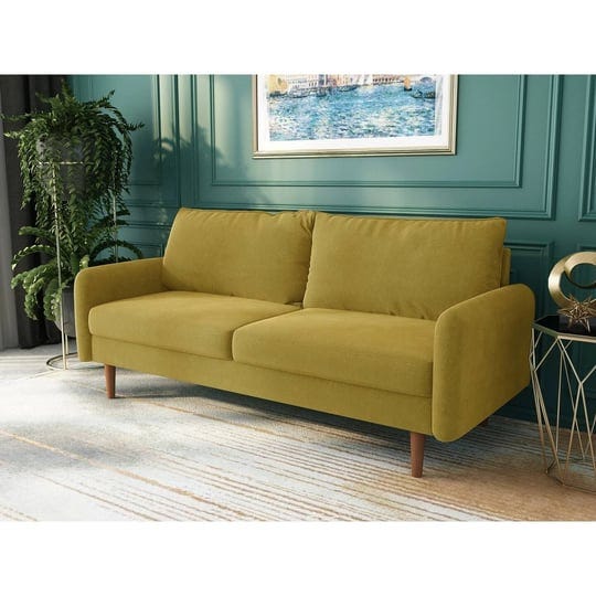 70velvet-square-arm-sofa-goldenrod-yellow-1