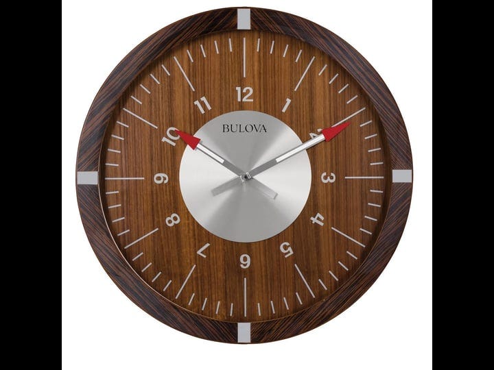 bulova-aerojet-30-in-wall-clock-brown-1