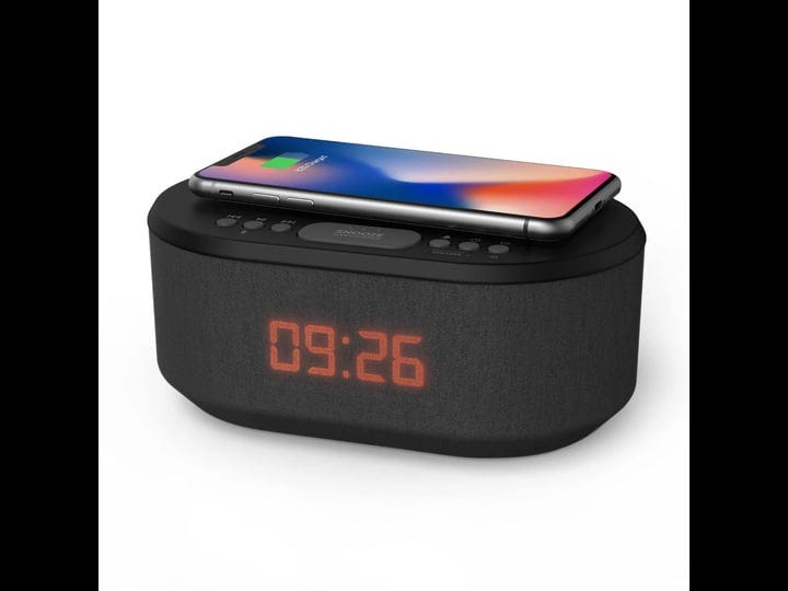 i-box-dawn-bedside-alarm-clock-radio-with-bluetooth-speaker-wireless-charger-led-display-black-1