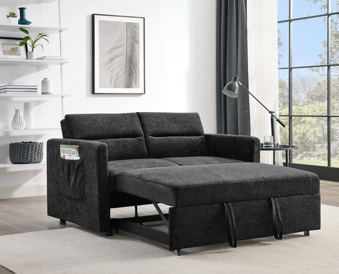 polibi-54-5-modern-convertible-sleeper-sofa-bed-with-two-arm-pockets-chenille-fabric-sofa-w-pull-out-1