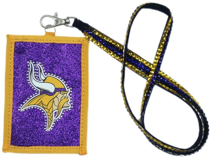 minnesota-vikings-beaded-lanyard-wallet-1