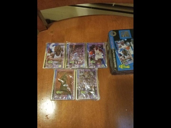 1993-94-classic-the-metal-edge-shaq-5-embossed-metallic-collectors-cards-1