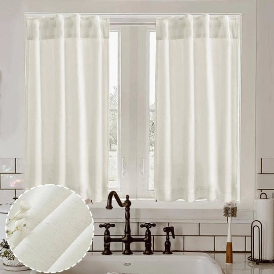 farmhouse-kitchen-curtains-36-inch-length-set-for-window-over-sink-cafe-curtains-2-panel-set-neutral-1