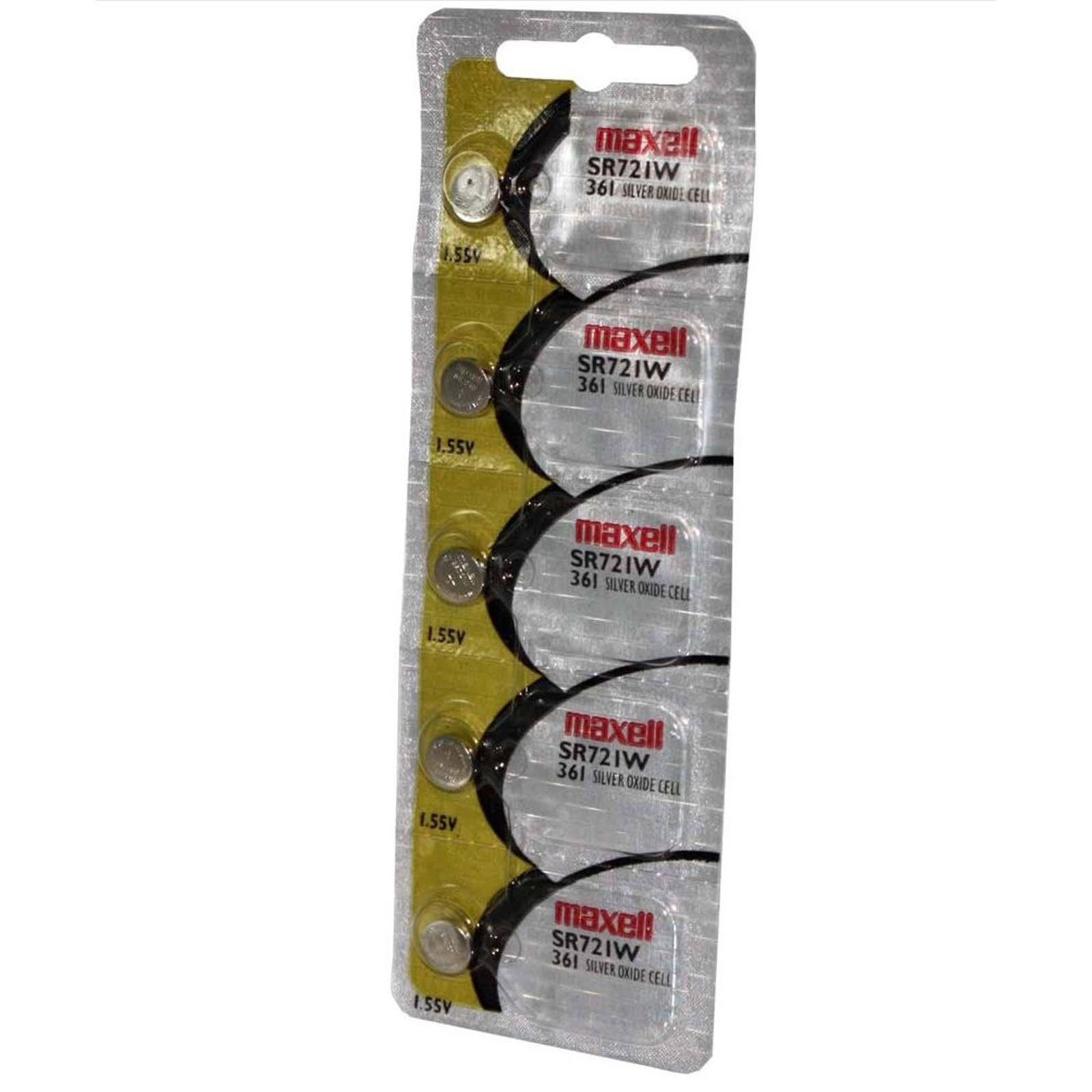 Maxell Watch Button Battery Pack of 5 | Image