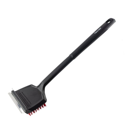 dyna-glo-18-in-flat-top-grill-brush-with-nylon-bristles-and-stainless-steel-scraper-1