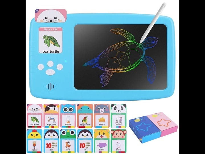 imountek-electronic-educational-talking-flash-cards-lcd-writing-learning-tablet-in-blue-1