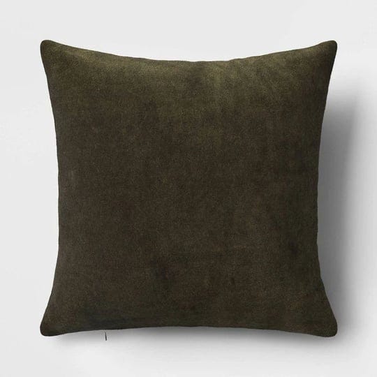 washed-cotton-velvet-square-throw-pillow-green-threshold-1