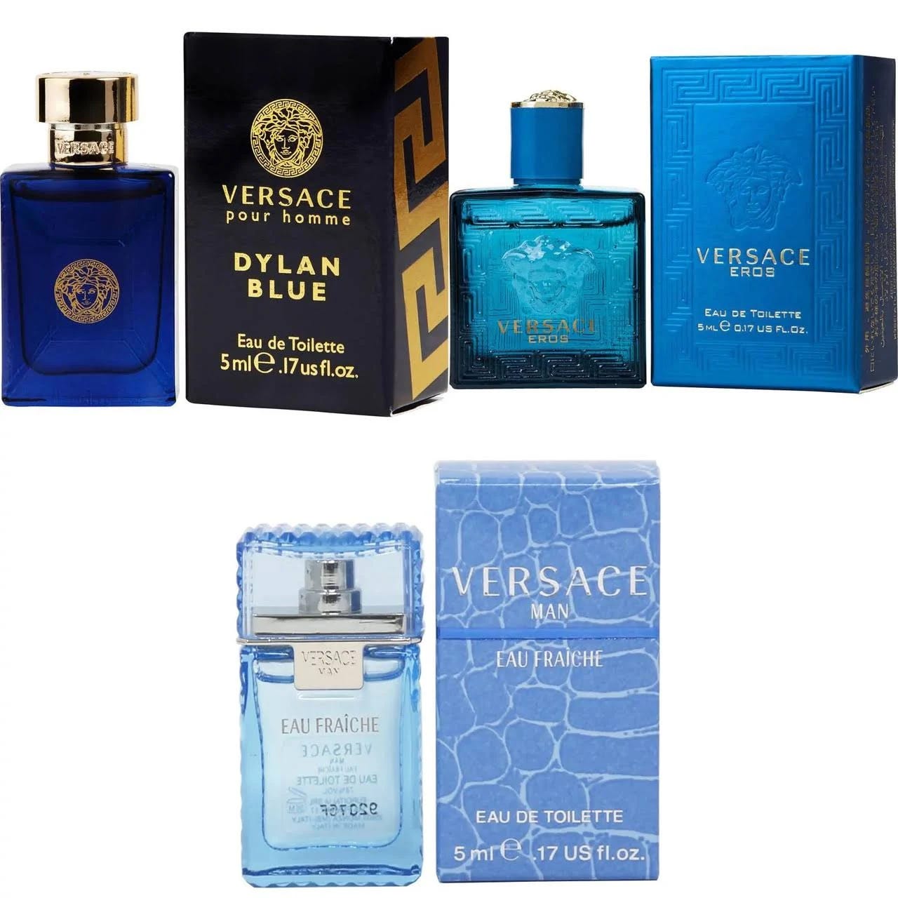 Versace Mini Set Collection: Men's Fragrance Trio | Image