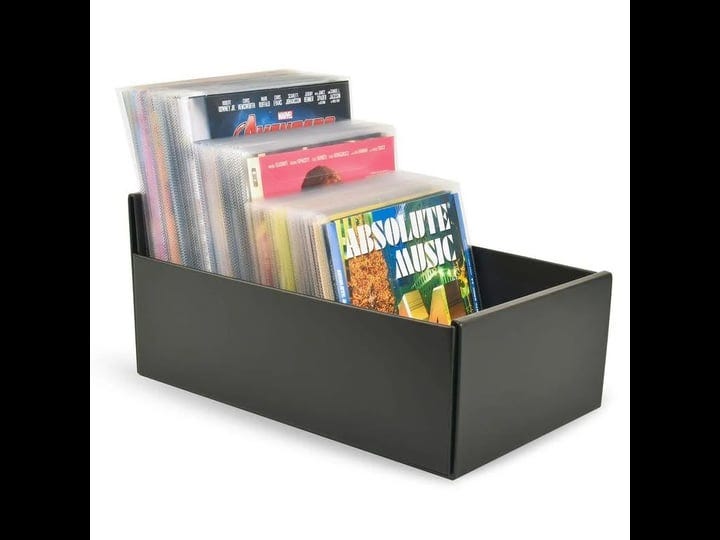 3l-dvd-cd-blu-ray-storage-box-for-sleeves-boxes-for-dvd-sleeve-and-cd-pocket-storage-black-10291