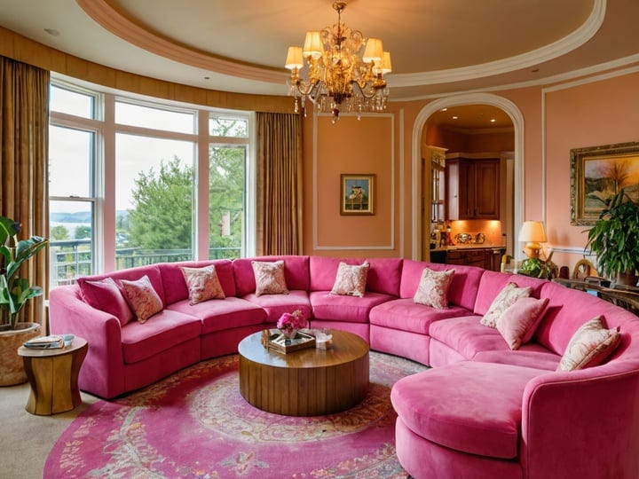 Curved-Pink-Sofas-6