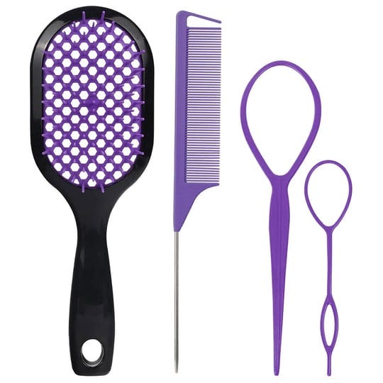 ultimate-hair-care-set-2024-unbrush-detangling-brush-wet-paddle-brush-scalp-massage-and-rat-tail-com-1
