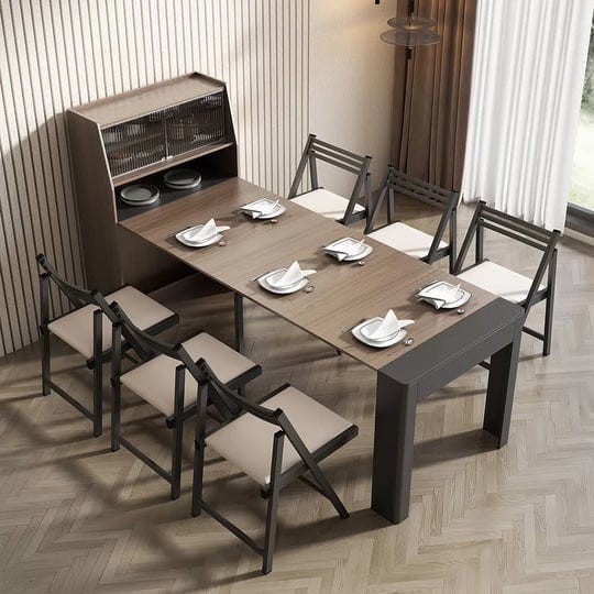 homary-modern-extendable-dining-table-with-storage-rectangle-sideboard-glass-door-walnut-gray-1