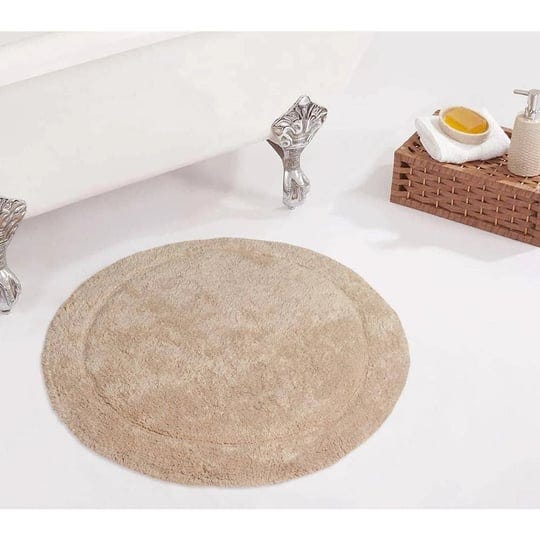 waterford-collection-22-in-x-22-in-beige-cotton-round-bath-rug-1