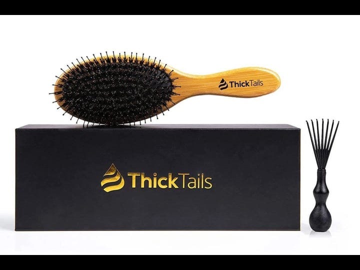 thicktails-boar-bristle-hair-brush-oval-with-nylon-pins-premium-gift-set-1