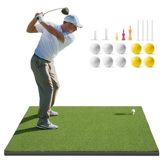 golfguru-golf-mat-5x4ft-artificial-turf-golf-hitting-mats-practice-with-10-golf-balls-9-golf-tees-go-1