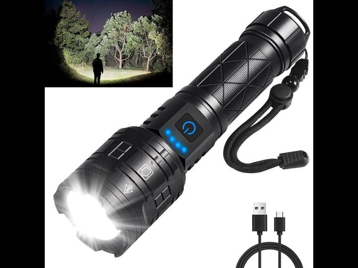 ikeeruic-rechargeable-flashlights-high-lumens-250000lm-powerful-tactical-flashlights-5-modes-led-fla-1