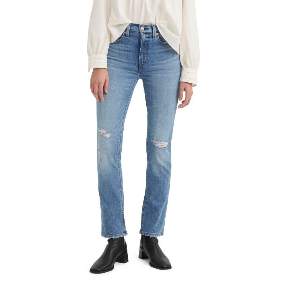 High Rise Straight Jeans for Women - Levi's Wondrous Time | Image