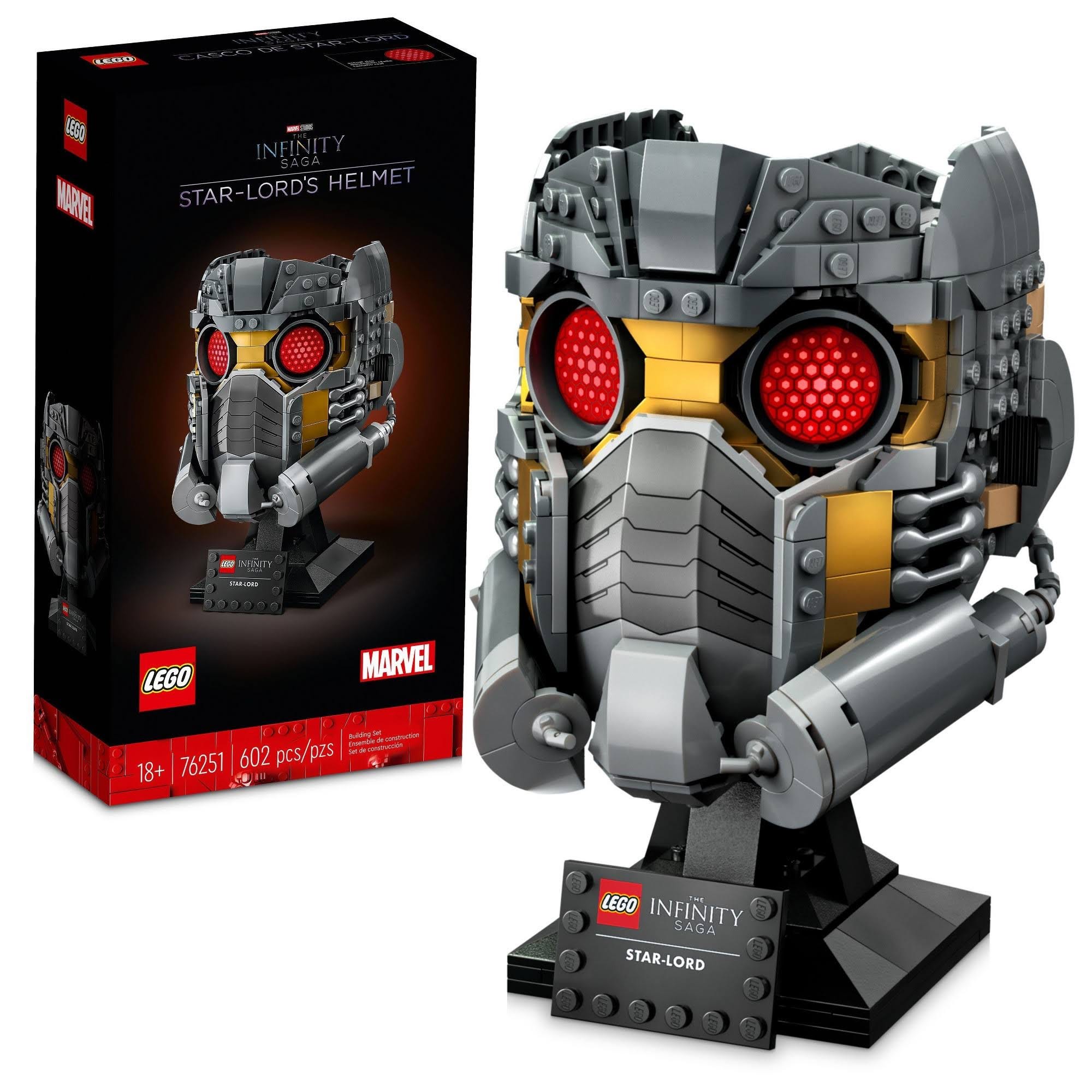 Marvel Lego Star-Lord's Helmet Set | Image