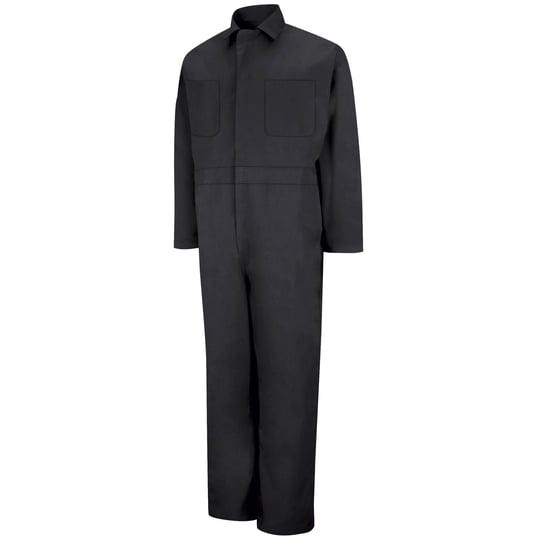 red-kap-twill-action-back-coverall-size-38-black-1