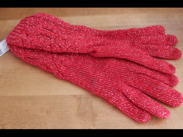 nwt-lauren-ralph-lauren-beautiful-red-sparkle-silver-wool-blend-knit-long-gloves-1