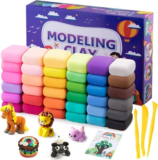 air-dry-clay-36-colors-modeling-clay-kit-with-3-sculpting-tools-magic-foam-clay-for-kids-and-adults--1