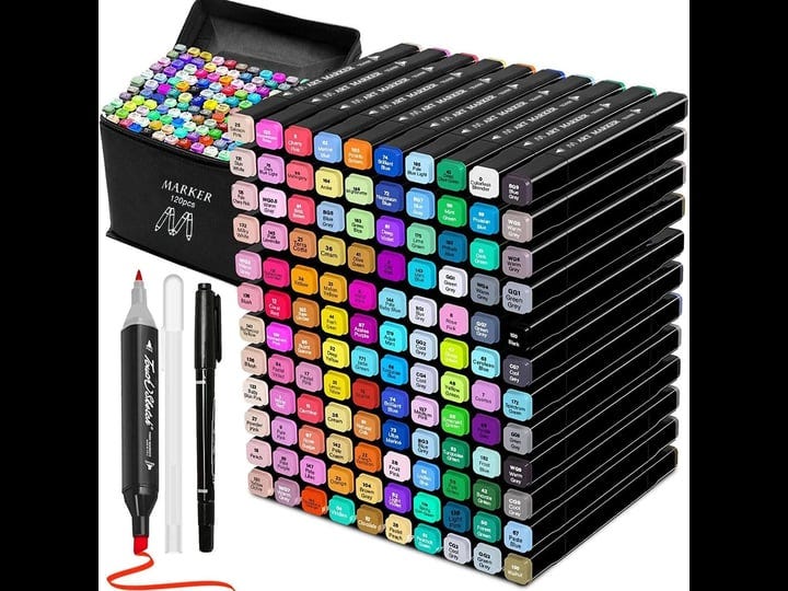tommax-120-colors-dual-tip-alcohol-markers-sketch-markers-set-for-kids-adults-artists-painting-color-1