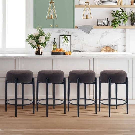 colamy-sherpa-backless-round-bar-stools-set-of-24-and-6-brown-set-of-4-1