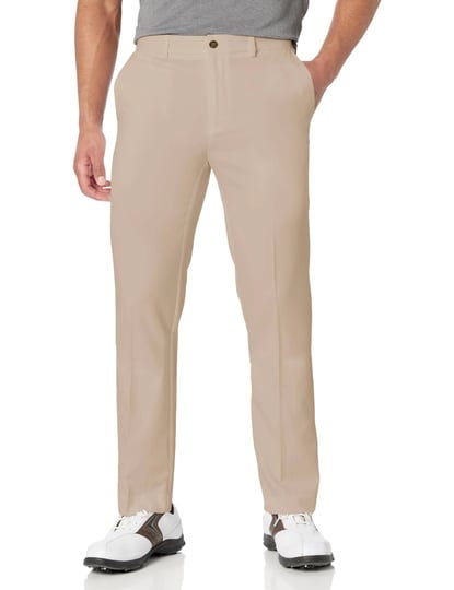 pga-tour-mens-flat-front-golf-pants-with-expandable-waistband-size-42-beige-1