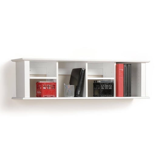 prepac-wall-mounted-desk-hutch-white-1