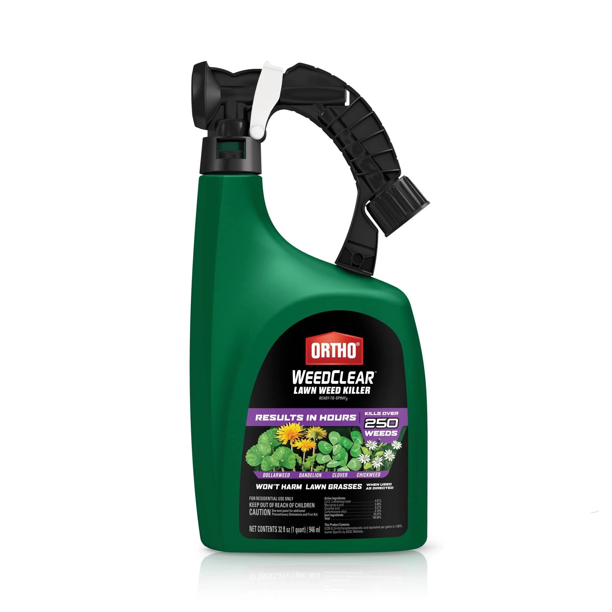 Pet-Safe Weed Killer for Lawn: Ortho WeedClear 32oz Lawn Weed Killer | Image