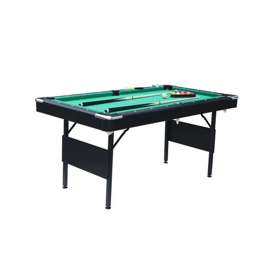 66-in-slate-bumper-pool-table-for-family-game-rooms-with-green-velvet-balls-brush-and-chalk-1