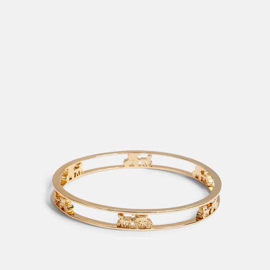 coach-womens-horse-and-carriage-bangle-gold-1