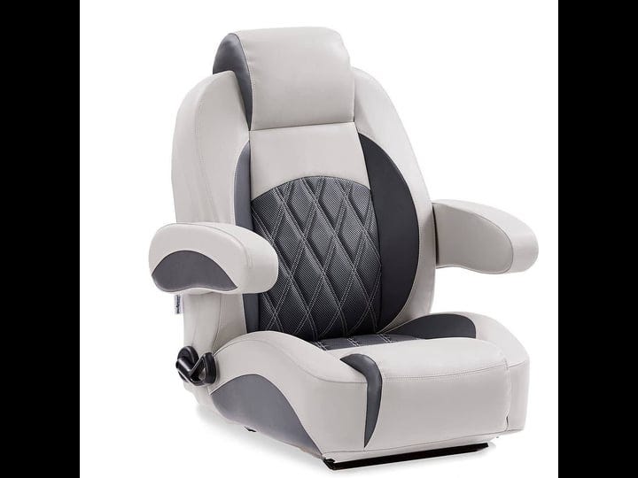 deckmate-luxury-reclining-pontoon-captains-chair-gray-and-charcoal-rcl-500-1