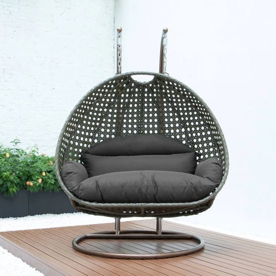 leisuremod-outdoor-2-person-beige-wicker-double-hanging-egg-swing-chair-dark-grey-1