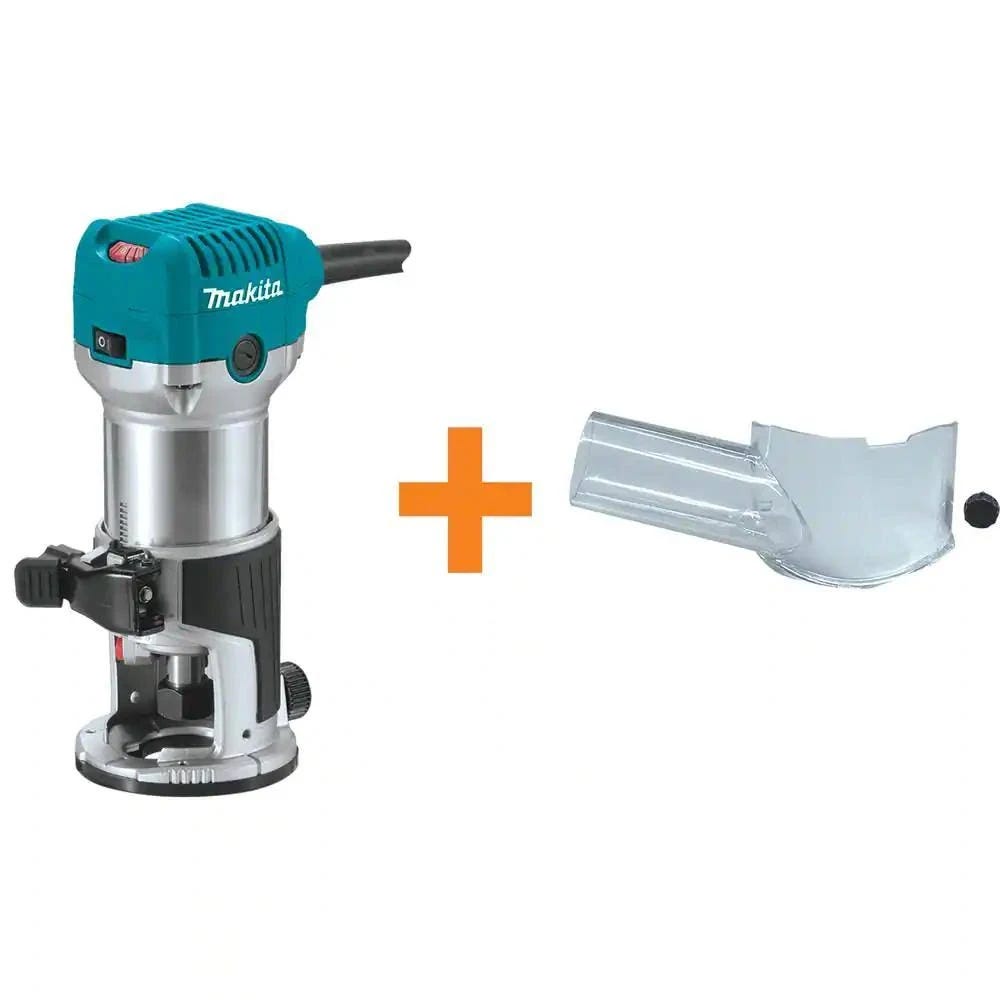 Makita Compact Router: 
6.5 Amp, 1-1/4 HP, Dust Extracting Attachment | Image