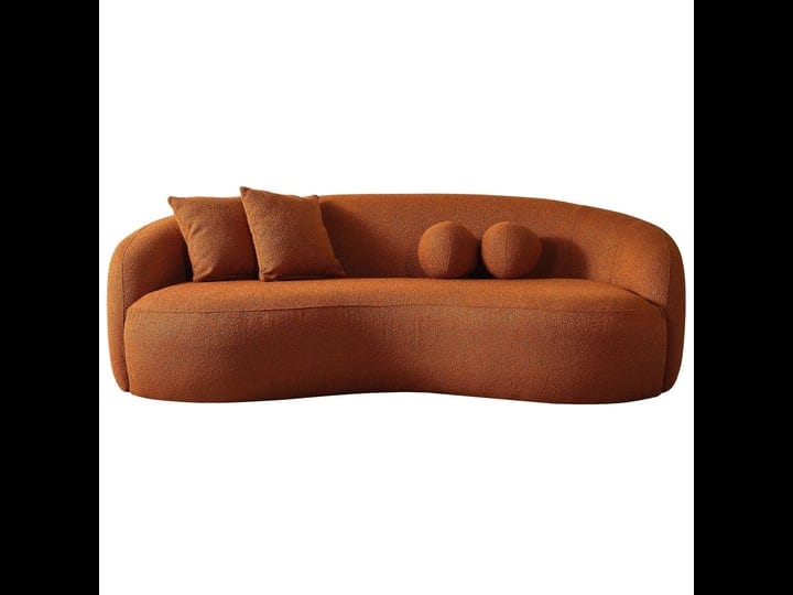 drake-japandi-style-curvy-boucle-sofa-orange-1