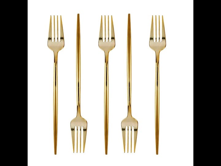 novelty-flatware-dinner-forks-gold-1
