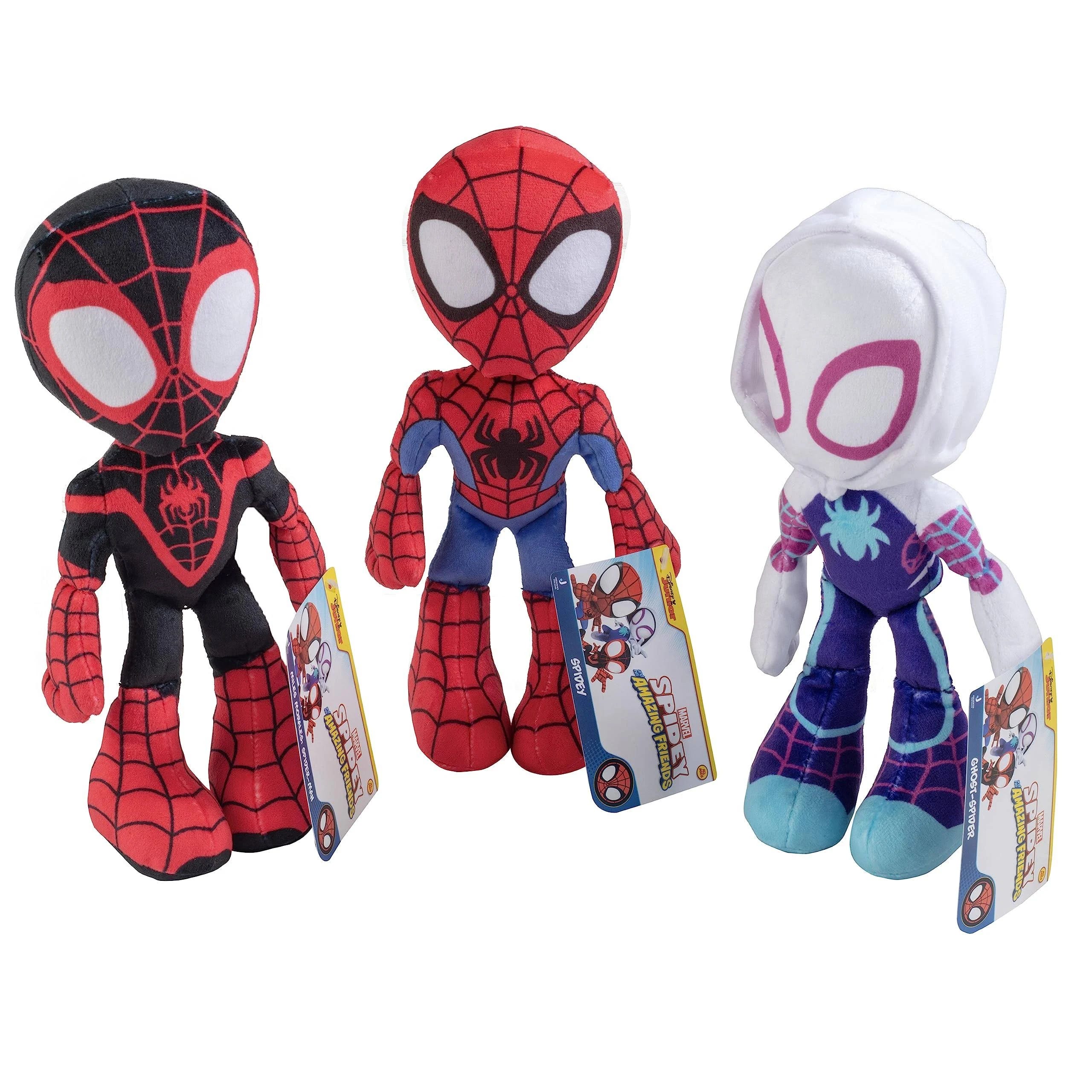 Officially Licensed Spidey Friends Plush Set for Ages 2 and Up | Image