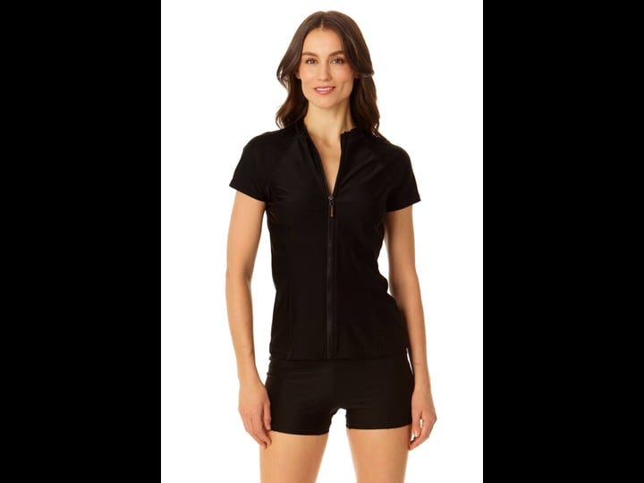 coppersuit-womens-short-sleeve-zip-front-rashguard-top-s-black-1