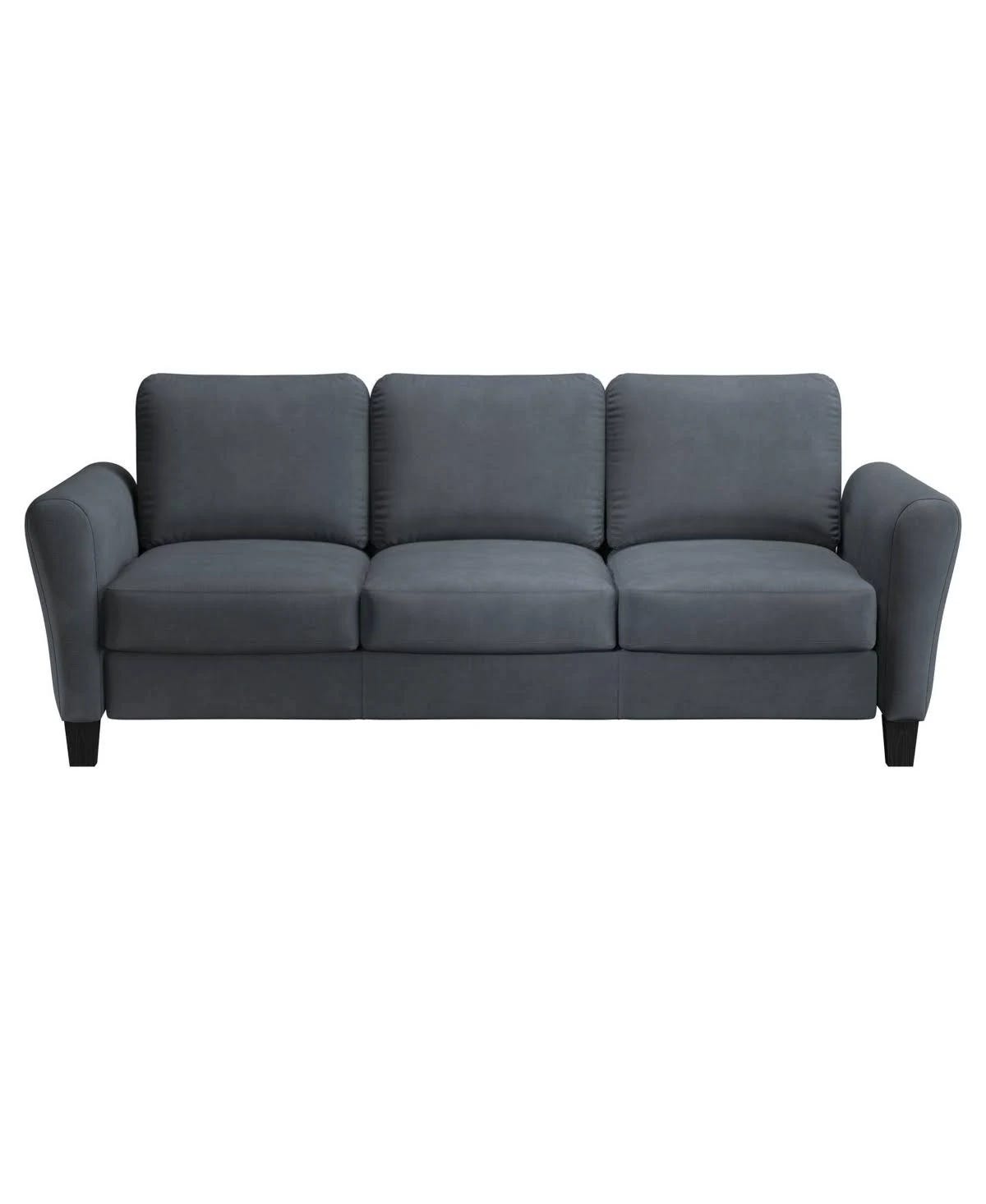 Comfortable and Stylish Deep Couch with Round Arm | Image