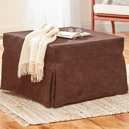 350-lbs-weight-capacity-sleeper-ottoman-by-brylanehome-in-brown-hidden-bed-350-lb-capacity-1